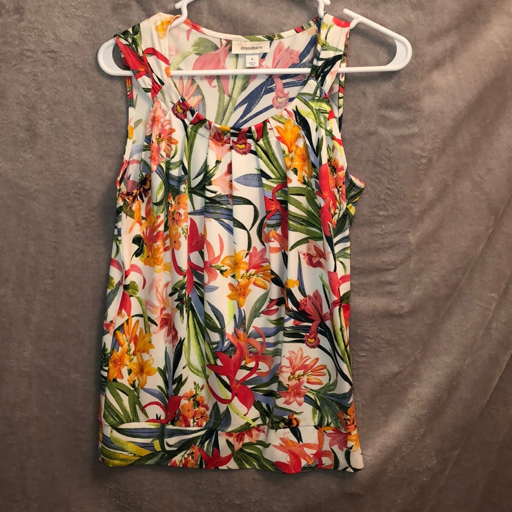 Dressbarn floral tank